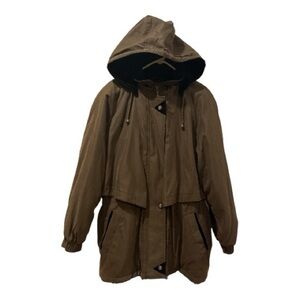 Women's Brown Hooded Jacket size 2X